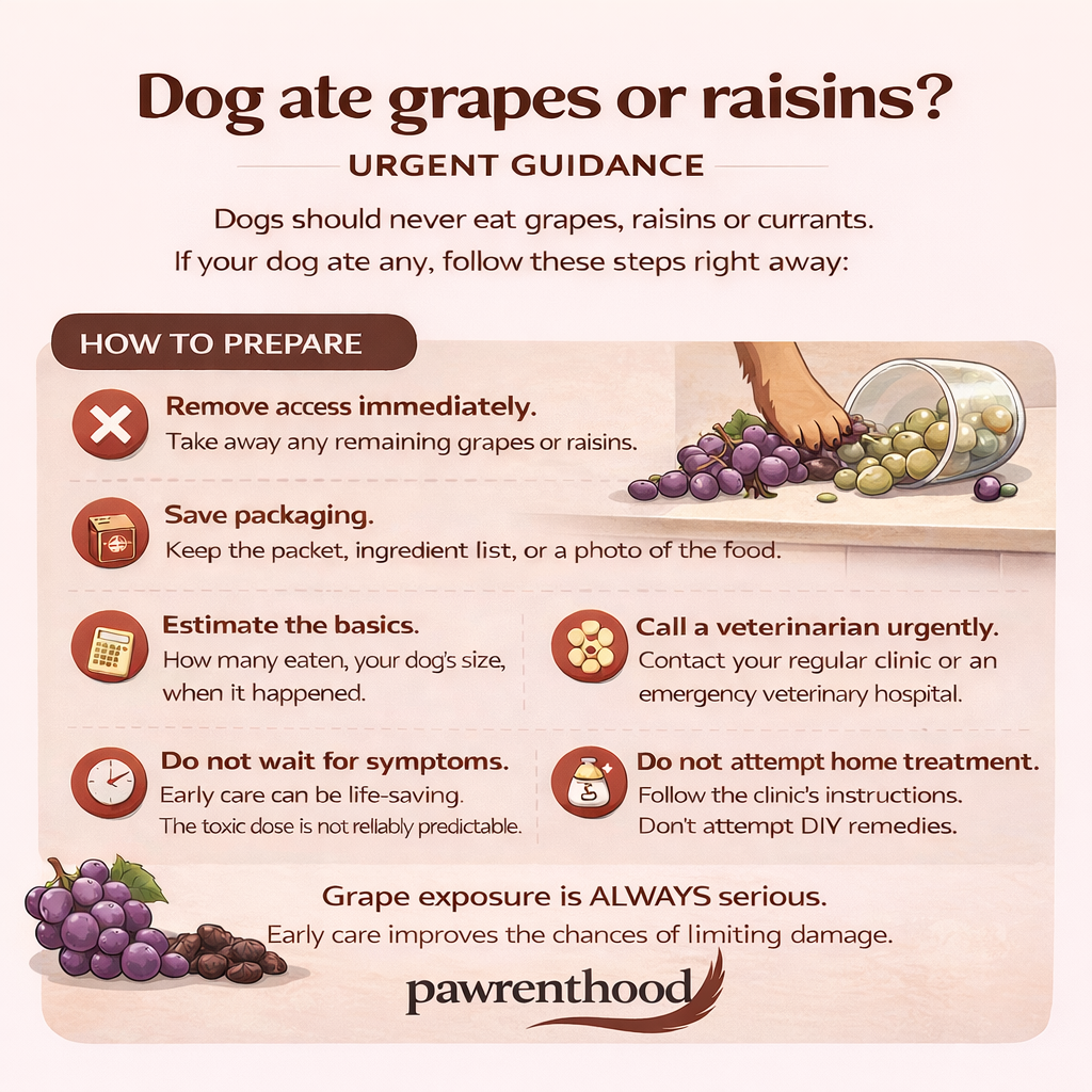 Can Dogs Eat Grapes? No - What To Do If They Eat Grapes or Raisins
